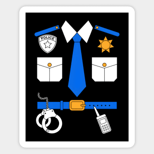 police uniform Magnet